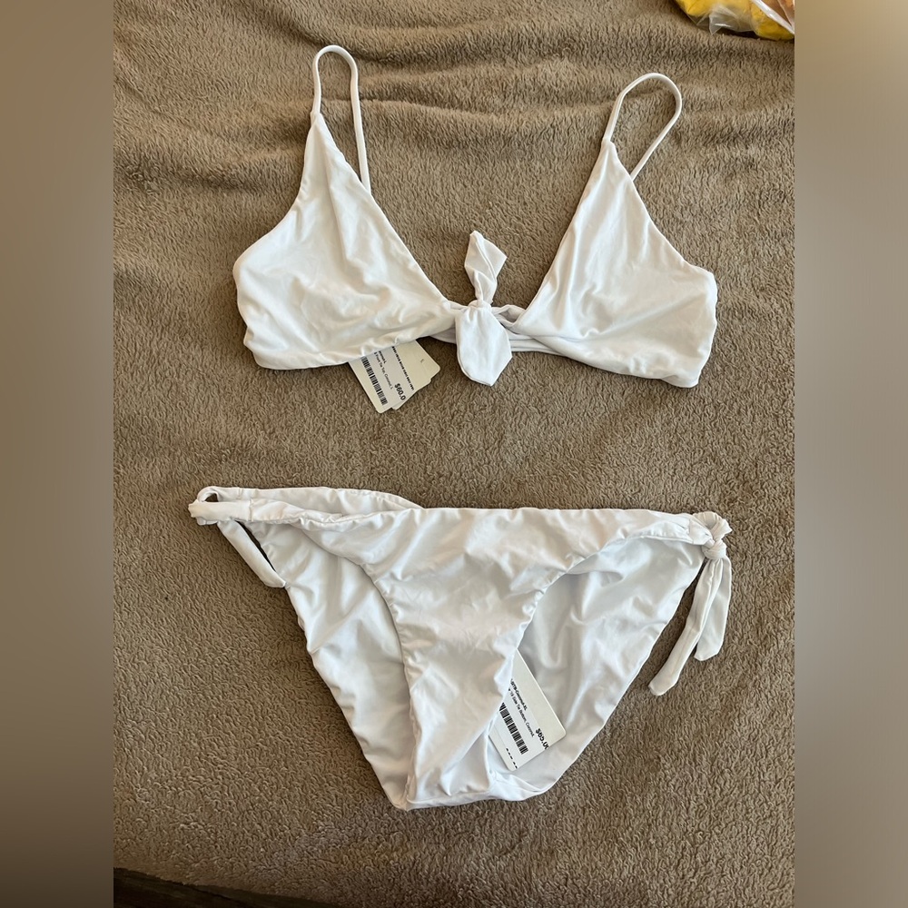 White bathing suit